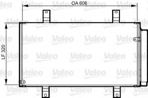 VALEO 814215 Конденсатор, кондиціонер