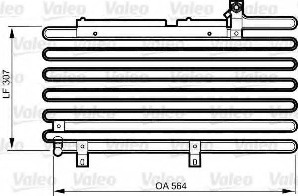 VALEO 814295 Конденсатор, кондиціонер