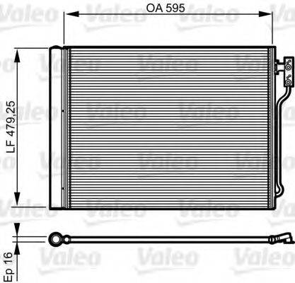 VALEO 814192 Конденсатор, кондиціонер