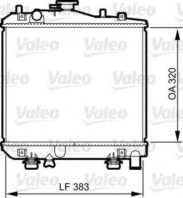 VALEO 735079 Радіатор, охолодження двигуна