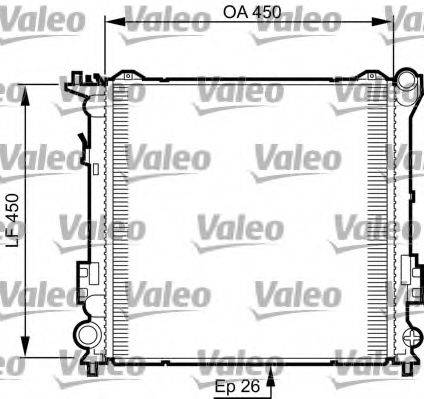 VALEO 735504 Радіатор, охолодження двигуна