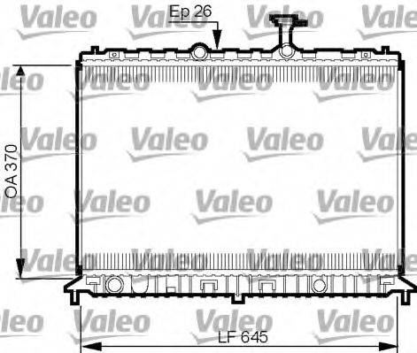 VALEO 735501 Радіатор, охолодження двигуна