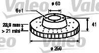 VALEO 186189 гальмівний диск