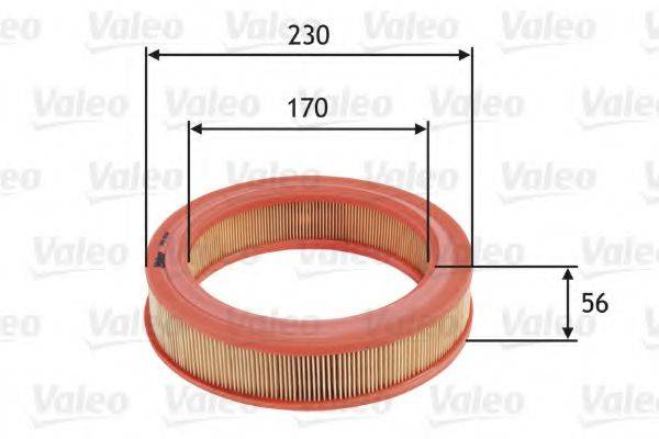 VALEO 585650 Повітряний фільтр