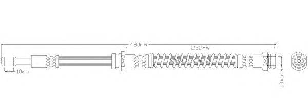 REMKAFLEX 2909 Гальмівний шланг