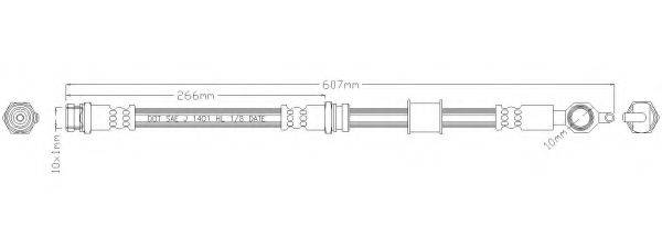 REMKAFLEX 5758 Гальмівний шланг