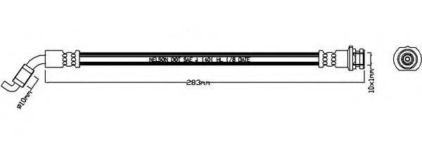 REMKAFLEX 7329 Гальмівний шланг