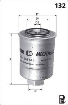MECAFILTER ELG5405 Паливний фільтр