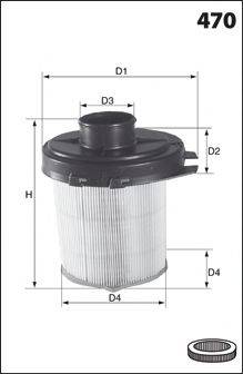 MECAFILTER EL3449 Повітряний фільтр