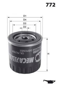 MECAFILTER ELH4101 Масляний фільтр