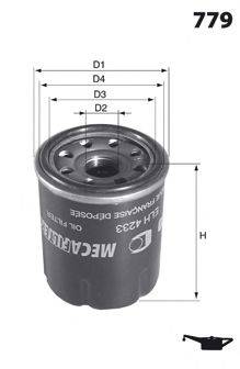 MECAFILTER ELH4419 Масляний фільтр