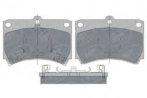 SCT GERMANY SP239PR Комплект гальмівних колодок, дискове гальмо