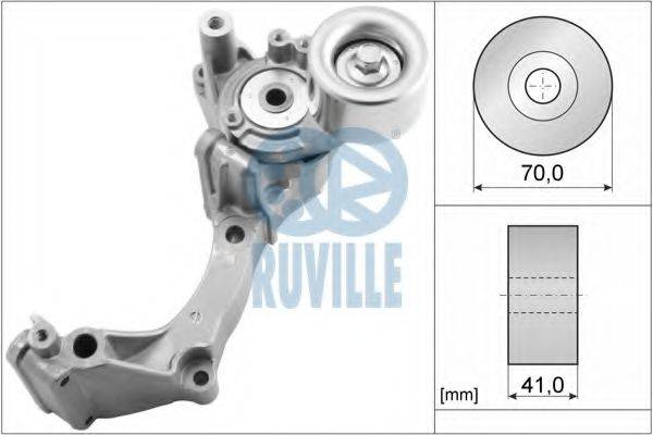 RUVILLE 56955 Натяжна планка, полікліновий ремінь