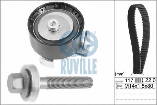 RUVILLE 5711870 Комплект ременя ГРМ