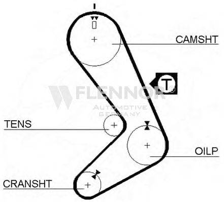 FLENNOR 4020 Ремінь ГРМ