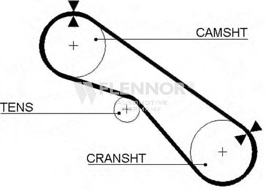 FLENNOR 4210V Ремінь ГРМ