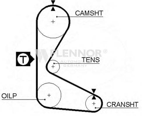 FLENNOR 4922 Ремінь ГРМ