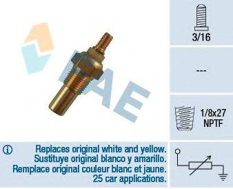 FAE 32080 Датчик, температура охолоджувальної рідини