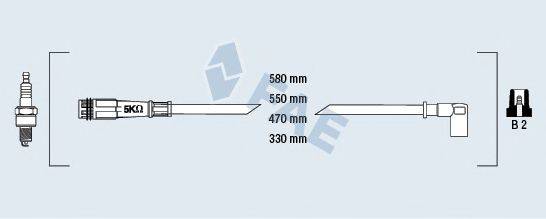 FAE 86040 Комплект дротів запалювання