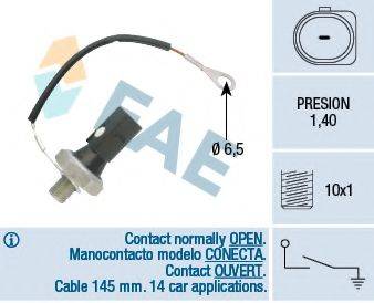 FAE 12896 Датчик тиску масла