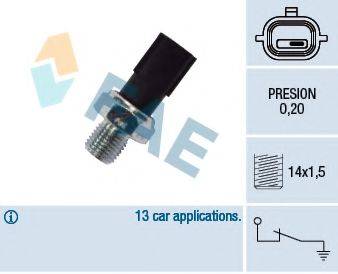 FAE 12702 Датчик тиску масла