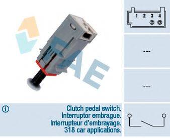 FAE 24790 Вимикач, привід зчеплення (Tempomat)