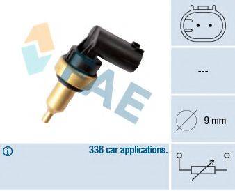 FAE 32706 Датчик, температура головки циліндрів