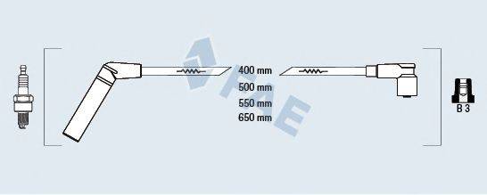 FAE 85379 Комплект дротів запалювання