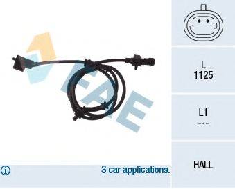 FAE 78104 Датчик, частота обертання колеса
