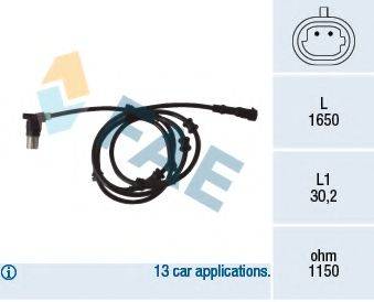 FAE 78070 Датчик, частота обертання колеса