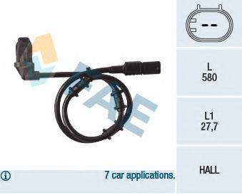 FAE 78135 Датчик, частота обертання колеса