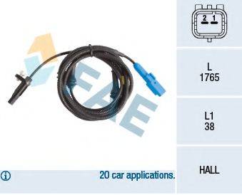 FAE 78234 Датчик, частота обертання колеса