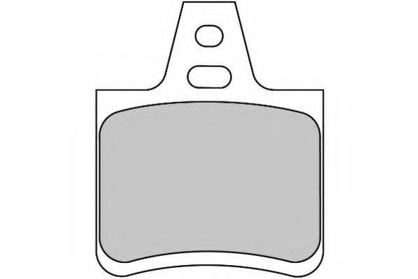 NECTO FD6741A Комплект гальмівних колодок, дискове гальмо