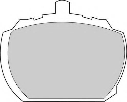 NECTO FD571V Комплект гальмівних колодок, дискове гальмо