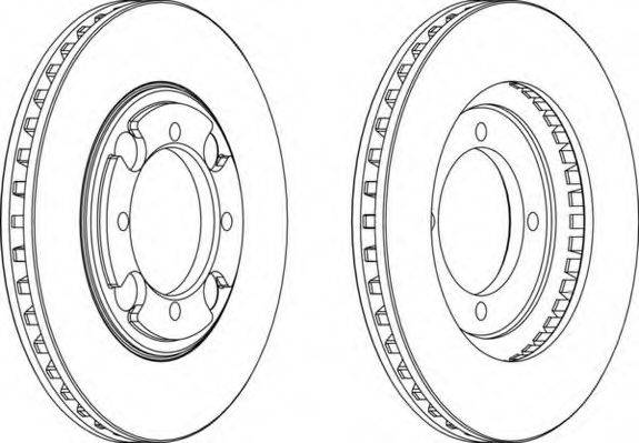 NECTO WN1040 гальмівний диск