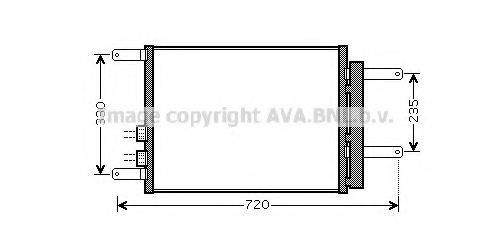 AVA QUALITY COOLING AL5111 Конденсатор, кондиціонер