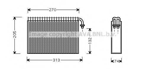 AVA QUALITY COOLING ALV021 Випарник, кондиціонер