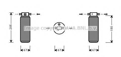 AVA QUALITY COOLING AUD007 Осушувач, кондиціонер