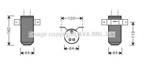 AVA QUALITY COOLING AUD039 Осушувач, кондиціонер