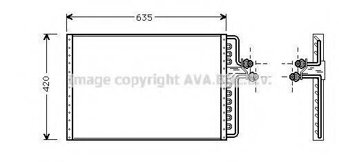 AVA QUALITY COOLING BK5010 Конденсатор, кондиціонер