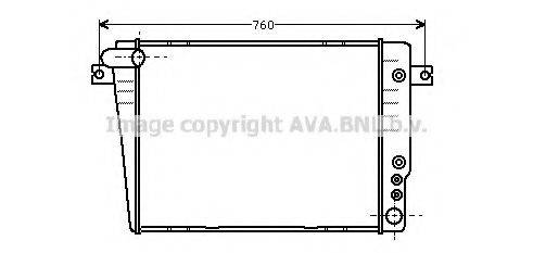 AVA QUALITY COOLING BW2020 Радіатор, охолодження двигуна