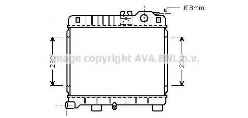 AVA QUALITY COOLING BW2027 Радіатор, охолодження двигуна