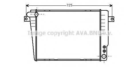 AVA QUALITY COOLING BW2036 Радіатор, охолодження двигуна