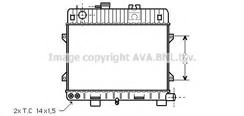 AVA QUALITY COOLING BW2052 Радіатор, охолодження двигуна