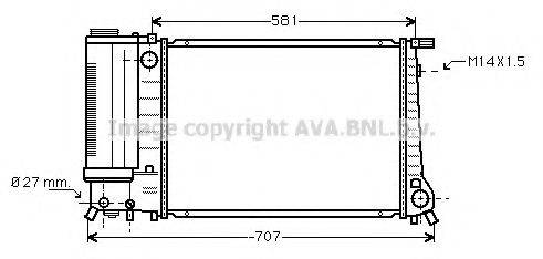 AVA QUALITY COOLING BW2090 Радіатор, охолодження двигуна