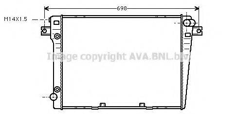 AVA QUALITY COOLING BW2107 Радіатор, охолодження двигуна