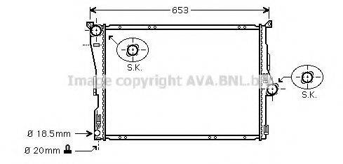 AVA QUALITY COOLING BW2290 Радіатор, охолодження двигуна