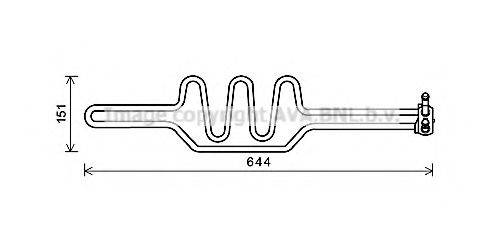 AVA QUALITY COOLING BW3469 Олійний радіатор, рульове керування