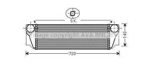 AVA QUALITY COOLING BW4413 Інтеркулер