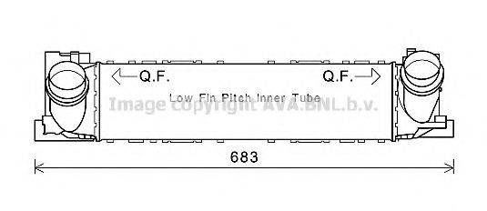 AVA QUALITY COOLING BW4465 Інтеркулер